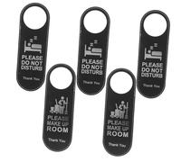 ifundom 10pezzi Cartellini Non Disturbare Doppia Faccia Per Hotel e Camere Segnali Per Porta Con Richiesta Di Pulizia e Privacy