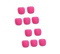 ifundom 10pezzi Coperture Microfono Antivento Spugna Protezione Per Microfono Rosa Compatibile Con Vari Modelli Materiale Traspirante e Resistente Migliora La Qualità Del Suono Facile Da