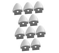 ifundom 10pezzi Drum Hook Triangle Shape Zinc Alloy Drum Connector Plating Accessories