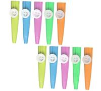 ifundom 10pezzi Kazoo Per Ragazza Colorati Strumenti Musicali Facili Da Giocattoli Musicali Per Chitarra e Ukulele Per Feste e Regali