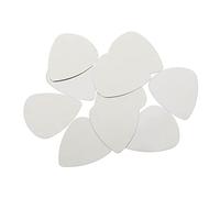 ifundom 10pezzi Plettri Per Chitarra Acciaio Inossidabile Plettri Acustici e Elettrici Portatili Colore Argento Accessori Per Musicisti Facili Da Usare e Comodi Da Trasportare