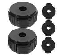 ifundom 10pezzi Rapid Release Cymbal Nuts for Drums Easy Install and Remove and Low Noise Replacement Parts for Cymbal Stands