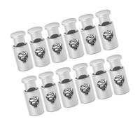 ifundom 12 pezzi Fermagli Fissaggio per Spiedini Barbecue in Piccoli Anelli Antiscivolo per Spiedini Carne Clip Multiuso per Supporto Arrosticini e Grigliate Sicure