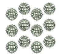 ifundom 12 Pezzi Supporto Decorativo per Palline D', Supporto per Topiaria, 15cm, Sfera, Plastico Verde, Riutilizzabile, per Centrotavola e Matrimoni sul Prato