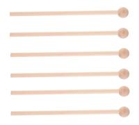 ifundom 12pezzi Bacchette Legno Per Strumenti Musicali Percussione Colore Legno Naturale Per Marimbafoni e Xilofoni Strumenti Didattici Per Sviluppare Talento Musicale Dei