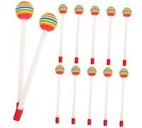 ifundom 12pezzi Bacchette Lollipop Per Ragazza Strumenti Musicali Percussivi Colorati Per Performance e Divertimento