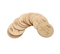 ifundom 12pezzi Dischi Legno Per Foto Di Crescita Neonatale Carte Miliari Bifacciali Per Memorie Del Anno Decorazioni Per Feste e Annunci Speciali