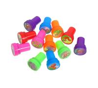 ifundom 12Pezzi Kit Timbri Autoinchiostranti per Animali Colorati per attività Educative per Scrapbooking