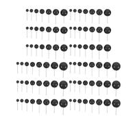 ifundom 140 Pezzi Occhietti di Sicurezza per Amigurumi in Plastico Nero Attacco Sicuro e Ampia Gamma di Misure per Progetti all'Uncinetto e Creazione di Bambole