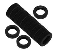 ifundom 16 Pezzi Copriruote per Valigie in Silicone Nero per Ruote Spinner