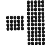 ifundom 160 Pz custodia per microfono coperture in schiuma per mini microfono cuffia nera cuffia microfono copertura microfono auricolare copertura in spugna cover protettiva Lavalier