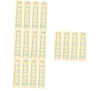ifundom 16pezzi Adesivi Per Tastiera Violino Trasparenti Di Stickers Per Apprendere Le Note e Scale Per Principianti e Giocatori Di Violino Strumento Didattico Pratico e Rimovibile
