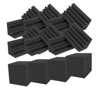 ifundom 16pezzi Pannello Fonoassorbente Cubo Per Angolo Da Parete Pannelli Acustici Fonoassorbenti Per Bassa Frequenza Diffusori Acustici Per Ridurre Riverbero Ed Echi Trattamento Acustico