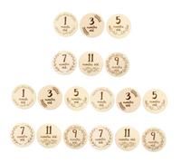 ifundom 18pezzi Cartoline Mensili Per Ragazzo Ragazza Accessori Fotografici Doppia Faccia Per Catturare Le Pietre Miliari Del Primo Anno Design Elegante e Creativo Per Regali Di Shower