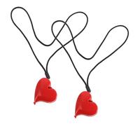 ifundom 1paio Clip Per Bavaglini Multifunzione Forma Di Cuore Da Accessori Per Passeggino e Bavaglini Pratico e Resistente Facile Da Pulire