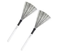 ifundom 1paio Drum Brushes with Wooden Handle Maple Drum Brushes for Percussion Instruments for Beginners and Drummers Producing Crisp and Soft Tones