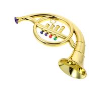 ifundom 1Pc Modello Di Corno Corno Simulato Giocattolo Per Bambini Strumenti Musicali Giocattoli Bambini i i Per Simulato Francese Prop Per Le