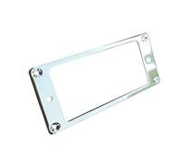 ifundom 1pezzi Anello Pickup Humbucker Metallo Resistente Con Base Piatta Per Chitarra Elettrica Finitura Argentata Facile Da Installare Per Pickup Corti