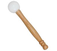 ifundom 1pezzi Bacchetta per Percussioni Ciotola Tibetana e Cristallo Strumento Musicale in Gomma Bastone Percussione per Terapia del Suono Impugnatura Antiscivolo