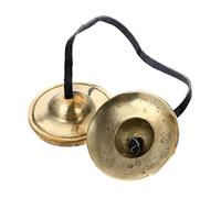 ifundom 1pezzi Campana Tibetana Ottone Per Meditazione Strumento Musicale Tradizionale Per Yoga e Rito Spirituale Alta Qualità e Suono Accessorio Per Pratiche Di Relax e Concentrazione