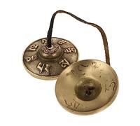 ifundom 1pezzi Tibetana Rame Per Meditazione e Yoga Strumento Per Mindfulness e Guarigione Design Risonante