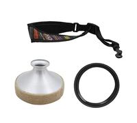 ifundom 1set Accessori Per Sassofono Mute Leggero Anello Silenzioso e Cintura Stile Riduzione Rumore e Protezione Per Pratiche Musicali