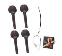 ifundom 1set Accessori Per Violino Ebano Parti Di Alta Qualità Per Amanti Del Violino Set Compatto e Facile Da Riporre Suono e Splendido Per Musicisti