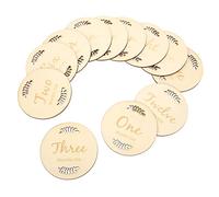 ifundom 1set Biglietti Per Ragazzo Ragazza Dischi Per Annuncio e Foto Del Mese Design Semplice e Resistente Perfetti Per Genitori Nuovi e Adatti Ragazzo Ragazza e Bambine