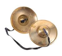 ifundom 1set Campane Di Artigianali Per Meditazione e Percussione Strumento Musicale Religioso Tingsha Con Suono e Armonico Per Yoga e Riti Spirituali
