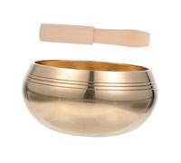 ifundom 1set Ciotola Tibetana Per Meditazione Con Mazzuola Per Yoga e Relax Portatile e Facile Da Usare Perfetta Per Rilassamento e Musicoterapia