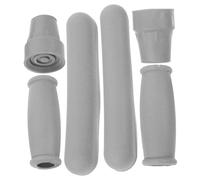 ifundom 1set Completo Di Accessori Per Crutch Maniglia Confortevole Pad Antiscivolo e Copri Piedi Per Stampelle e Bastoni Da Elbow Sicurezza e Comfort Garantiti
