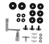 ifundom 1set Felt Pads Per Piatti Da Batteria Assorbimento Degli Urti e Miglioramento Del Suono Adatto Per Batterie Acustiche Ed Elettroniche Facile Da Sostituire e Resistente