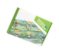 ifundom 1set Gioco Per Ragazzo Ragazza Con Tappetino Di Parcheggio e Auto Giocattolo Educativo Per Interni Impara Segnali Stradali Manovre Di Parcheggio