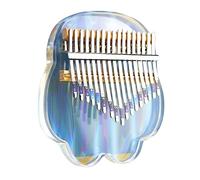 ifundom 1set Mini Kalimba Tasti Acrilico Trasparente Pianoforte Dita Portatile Per Principianti Strumento Musicale Per Performance Scuola