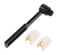 ifundom 1set Sostituzione Ago Per Giradischi Con Spazzola Per Pulizia Stylus Alluminio Per Vinile e Phonograph Compatibile Con Vari Modelli Di Turntable