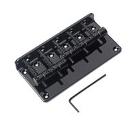 ifundom 1set String Metal Saddle Bridge Per Basso e Ukulele Ponte Sella Per Sostituzione Strumenti Musicali Facile Installazione Colore Nero