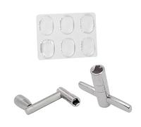 ifundom 1set Strumenti Per Accordare Batteria Kit Completo Per Rullante e Grancassa Con Chiave Smorzatori Silenziosi Accessorio Essenziale Per Musicisti Studio e Durante Le Esibizioni