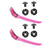 ifundom 2 Impostati Cinghia di Supporto Rosa per Pattini a Rotelle Vite | PVC e Metallo, Installazione Semplice, Resistente All'usura, per Regolazione e Ricambio su Due Tipi di Pattini
