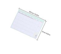 ifundom 2 Libri Agenda Mensile A4 Pagine Strappabili, Blocco Note per Agenda Giornaliera Carta Spessa Antisbavatura, Pianificatore di Lavoro e Produttività per Ufficio e Stile Casuale