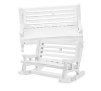 ifundom 2 Mini Dondolo in Legno Vintage Mini Poltrona per Casa delle Decorazione da Tavolo per Interni e Micro