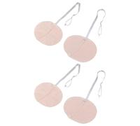 ifundom 2 Paia di Cuscinetti Ascellari Riutilizzabili in Cotone Rosa, Design Invisibile per Protezione Contro Sudore Sotto le Ascelle, Comodi e Discreti