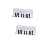 ifundom 2 Pezzi 88 tabella di pratica del pianoforte diagramma di carta per note di pianoforte adesivi per tasti di pianoforte tastiere portatile carta guida della tastiera del pianoforte