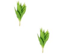 ifundom 2 Pezzi Artificiale Aloe Vera Decorazione per Adatta per Ufficio e Casa Manutenzione Aspetto Naturale e