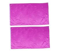 ifundom 2 Pezzi Banner decorativo volante arredamento nero arredamento bianco Bandiera all'aperto bandiera decorativa da giardino bandiere della bandiera del partito tessuto Viola,porpora