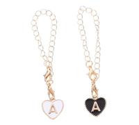 ifundom 2 Pezzi Ciondolo D'amore Calzante Fascino Della Mini Tazza Fascino Della Tazza Della Lettera Incantesimi Iniziali Ciondoli Per La Realizzazione Di Bracciali Lega
