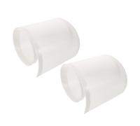 ifundom 2 Pezzi Guardia della porta Anti-collisione per la chiusura della porta Scudo di sicurezza delle porte cerniere per PP Transparent