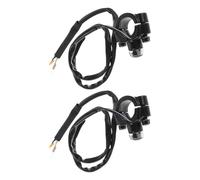 ifundom 2 pezzi Interruttore Multifunzione per Manubrio Moto in Lega di Alluminio Controllo Avviamento Stop Segnale Acustico e Fari per Sicurezza di Guida Migliorata