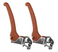 ifundom 2 pezzi Leva Freno Bici in Lega Alluminio e Plastica Resistente Manopole Manubrio Bike Brake Handles per Sicurezza e Controllo Ricambio Essenziale per Biciclette Vintage e Moderne