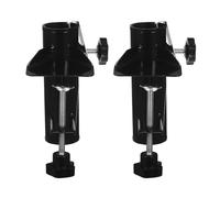 ifundom 2 Pezzi Morsetti Pesanti per Ombrelloni Upgraded Supporto per Ombrellone da Patio da Esterno, Fissaggio a Corrimano, Recinzione, Posti a Sedere, Panchine, Banchetti e Cofani