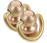 ifundom 2 Pezzi Rivetto Girevole per Borsa in Ottone Oro per Pelletteria | Finitura Solida, per Decorare Borse e Fissare Pelle, Accessorio per Lavorazioni Artigianali, Colore Oro